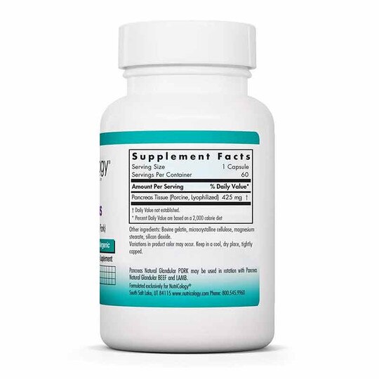 Pancreas Natural Glandular (Pork), NTC